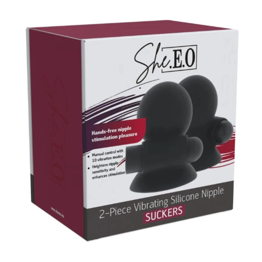 SHE.E.O - RECHARGEABLE VIBRATING NIPPLE SUCTION GEL